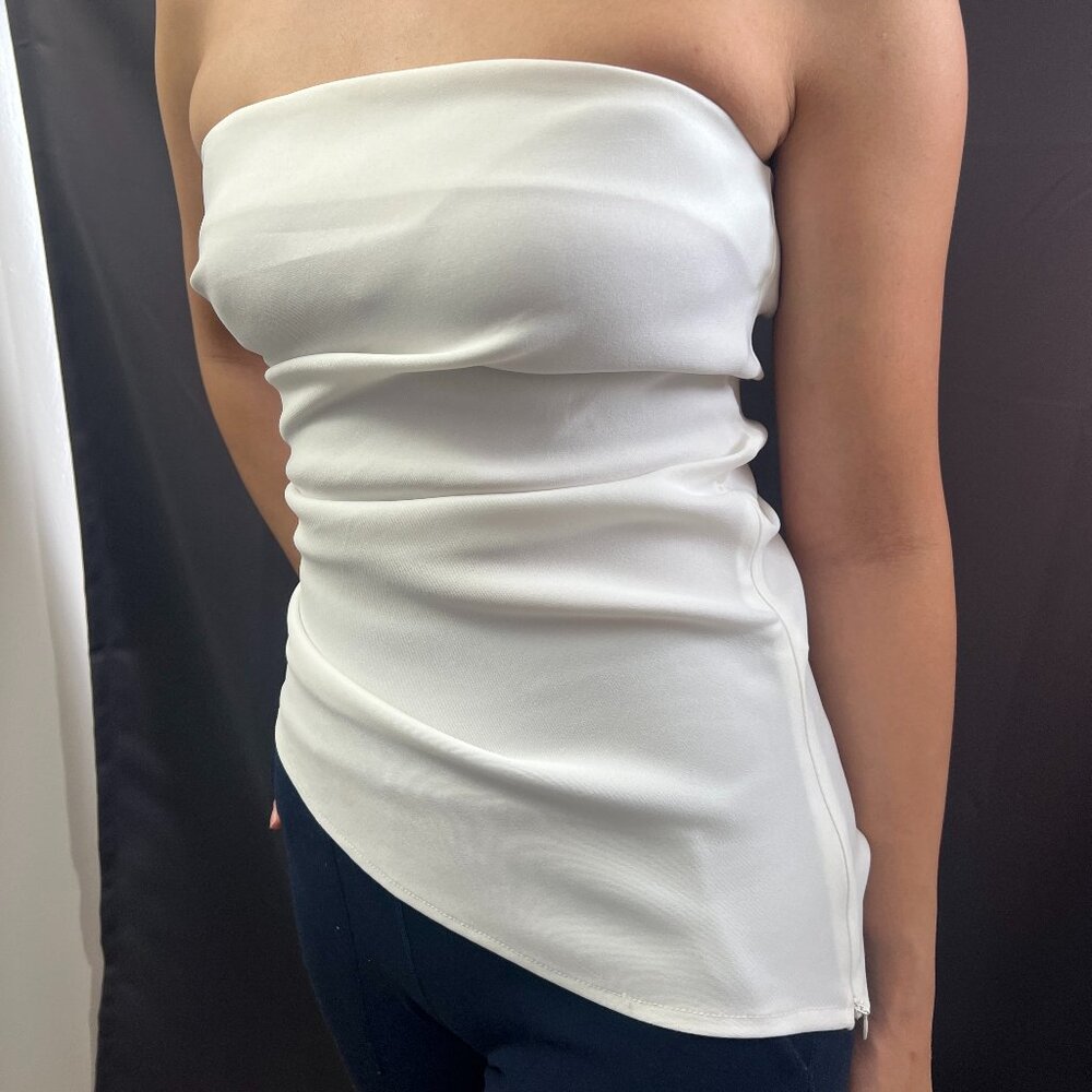 Zara Strapless Gathered top